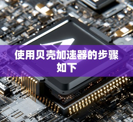 使用贝壳加速器的步骤如下